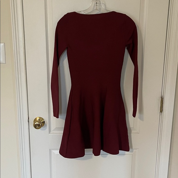Babaton burgundy Long Sleeve Dress - Picture 5 of 11